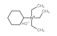 TRIETHYL CYCLOHEXYL AMMONIUM HYDROXIDE Structure