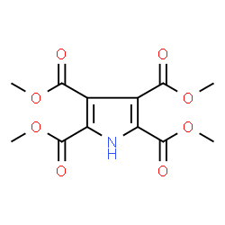1H-Pyrrole-2,3,4,5-tetracarboxylic acid tetramethyl ester structure