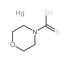 mercury,morpholine-4-carbodithioic acid结构式