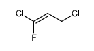 1,3-dichloro-1-fluoroprop-1-ene Structure