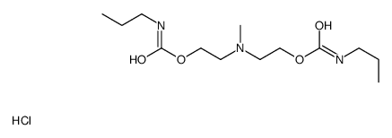 methyl-bis[2-(propylcarbamoyloxy)ethyl]azanium,chloride结构式
