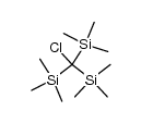 (Chloromethylidyne)tris(trimethylsilane)结构式