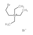 Ethanaminium,2-bromo-N,N,N-triethyl-, bromide (1:1)结构式