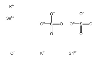 dipotassium,tin(2+),trisulfate Structure