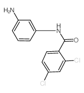 N-(3-Aminophenyl)-2,4-dichlorobenzamide结构式