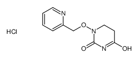 1-(pyridin-2-ylmethoxy)-1,3-diazinane-2,4-dione,hydrochloride Structure