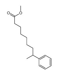 8-Phenylnonanoic acid methyl ester结构式