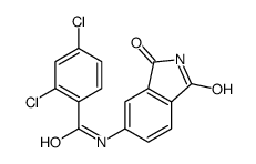 2,4-dichloro-N-(1,3-dioxoisoindol-5-yl)benzamide结构式