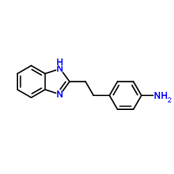 4-[2-(1 H-BENZOIMIDAZOL-2-YL)-ETHYL]-PHENYLAMINE结构式