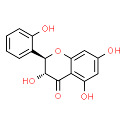 2',3,5,7-tetrahydroxyflavanone结构式