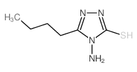 4-AMINO-5-BUTYL-4H-[1,2,4]TRIAZOLE-3-THIOL结构式