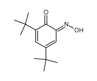 3,5-di-t-butyl-1,2-benzoquinone 1-monoxime结构式