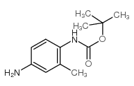(4-氨基-2-甲基苯基)-氨基甲酸叔丁酯结构式