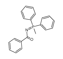 N-benzoyl-P-methyldiphenyl-λ5-phosphazene结构式