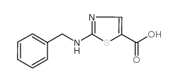 2-(benzylamino)-1,3-thiazole-5-carboxylic acid Structure