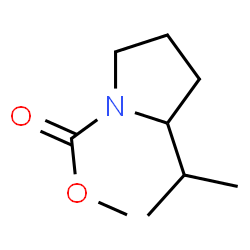 1-Pyrrolidinecarboxylicacid,2-(1-methylethyl)-,methylester(9CI) structure