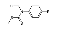 methyl N-4-bromophenyl-N-formyldithiocarbamate Structure