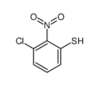 3-chloro-2-nitrobenzenethiol structure