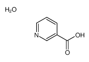 pyridine-3-carboxylic acid,hydrate Structure