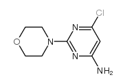 6-氯-2-吗啉嘧啶-4-胺结构式