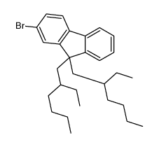 2-溴-9,9-双(2-乙基己基)芴结构式