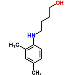 4-(2,4-DIMETHYL-PHENYLAMINO)-BUTAN-1-OL structure