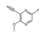 Pyrazinecarbonitrile, 6-fluoro-3-methoxy- (9CI) structure