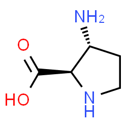 D-Proline, 3-amino-, (3R)-rel- (9CI) Structure