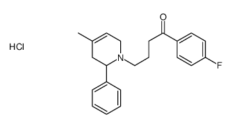 1-(4-fluorophenyl)-4-(4-methyl-2-phenyl-3,6-dihydro-2H-pyridin-1-yl)butan-1-one,hydrochloride结构式