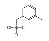trichloro-[(3-methylphenyl)methyl]silane Structure