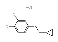 cyclopropylmethyl-(3,4-dichloro-phenyl)-amine hydrochloride Structure