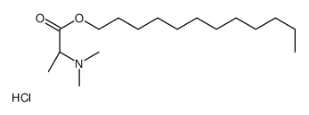 dodecyl (2S)-2-(dimethylamino)propanoate,hydrochloride结构式