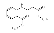 Benzoic acid,2-[(3-methoxy-3-oxopropyl)amino]-, methyl ester structure