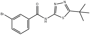 3-bromo-N-(5-tert-butyl-1,3,4-thiadiazol-2-yl)benzamide picture