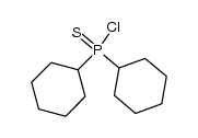 dicyclohexylthiophosphinic acid chloride Structure