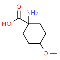 CIS-1-AMINO-4-METHOXYCYCLOHEXANECARBOXYLIC ACID structure