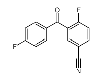 4-Fluoro-3-[(4-fluorophenyl)carbonyl]benzenecarbonitrile Structure
