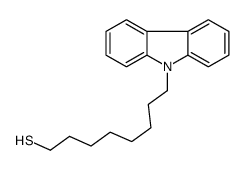 8-carbazol-9-yloctane-1-thiol Structure