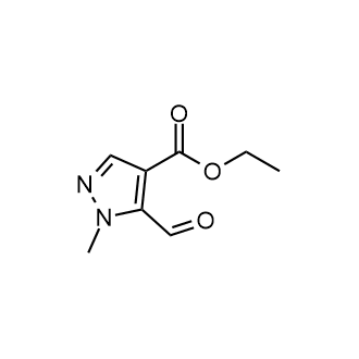 Ethyl 5-formyl-1-methyl-1H-pyrazole-4-carboxylate Structure