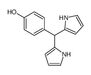 4-[bis(1H-pyrrol-2-yl)methyl]phenol Structure