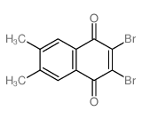 2,3-dibromo-6,7-dimethyl-naphthalene-1,4-dione picture