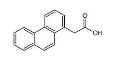 1-Phenanthreneacetic acid Structure
