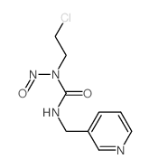 Urea,N-(2-chloroethyl)-N-nitroso-N'-(3-pyridinylmethyl)- Structure