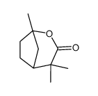 1,4,4-trimethyl-2-oxa-bicyclo[3.2.1]octan-3-one Structure