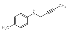 N-but-2-ynyl-4-methylaniline结构式