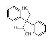 Benzeneacetic acid, a-(hydroxymethyl)-a-phenyl- picture