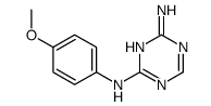 2-N-(4-methoxyphenyl)-1,3,5-triazine-2,4-diamine Structure