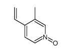 4-ethenyl-3-methyl-1-oxidopyridin-1-ium结构式