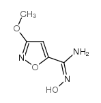 5-Isoxazolecarboximidamide,N-hydroxy-3-methoxy Structure
