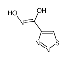 N-Hydroxy-1,2,3-thiadiazole-4-carboxamide结构式